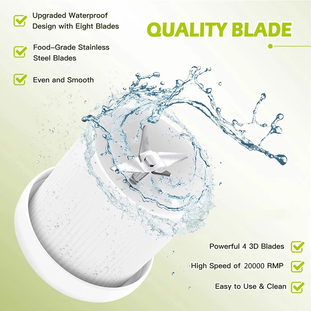 BlendPod Pro — Mini USB Rechargeable Personal Blender | 420ml Travel Smoothie & Juice Maker